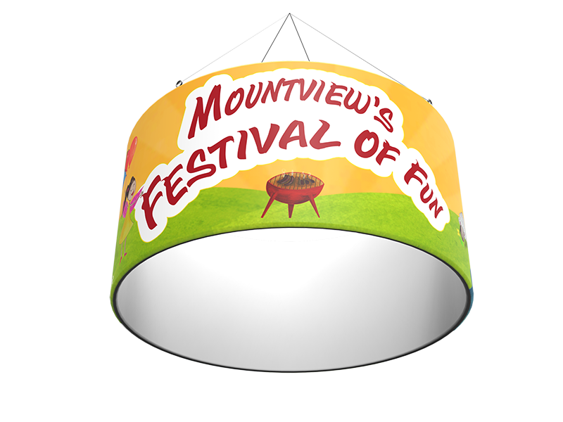 Circle Hanging Banner Pop Group are the Display Experts!